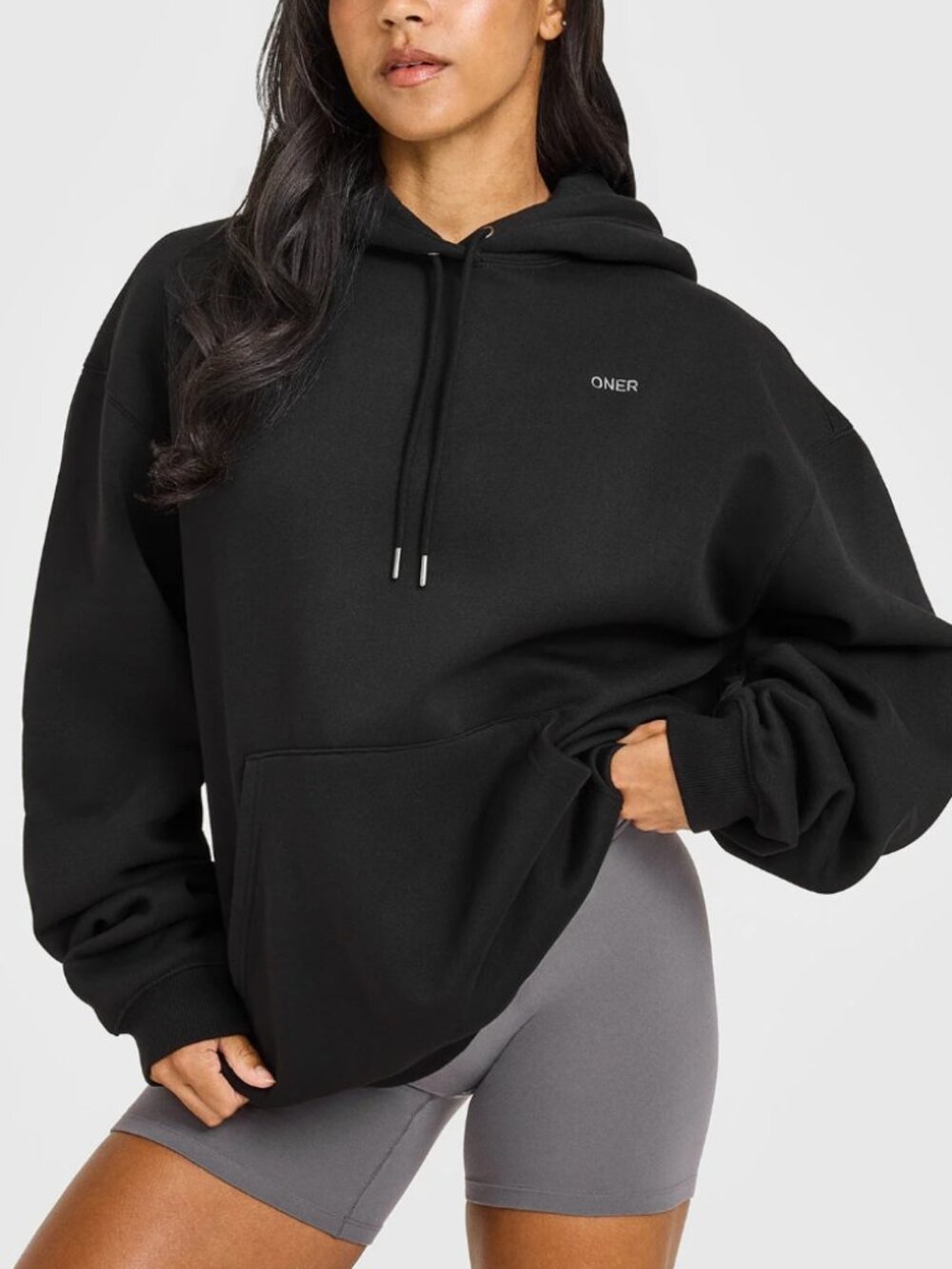 Oner Active Foundations Oversized Hoodie In Black - Women's Size XL (NWT)